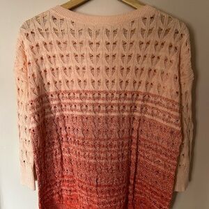 Woolrich Ombre Knit Sweater - Pink and Red
